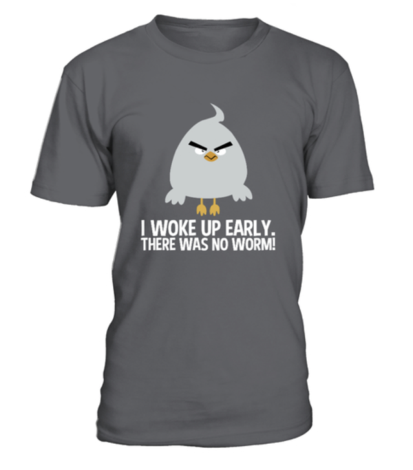 I woke up early there was no worm Herren Shirt da war kein Wurm